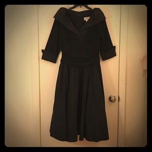 Comfortable classic black dress